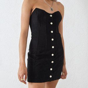 Urban Outfitters Corduroy Bustier Mini Dress